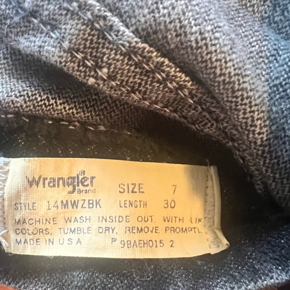 Vintage Wrangler Black Jeans - Picture 4 of 4